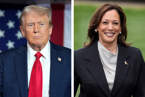 Donalds Trump and Kamala Harris