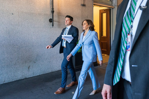 Ike Irby with Kamala Harris