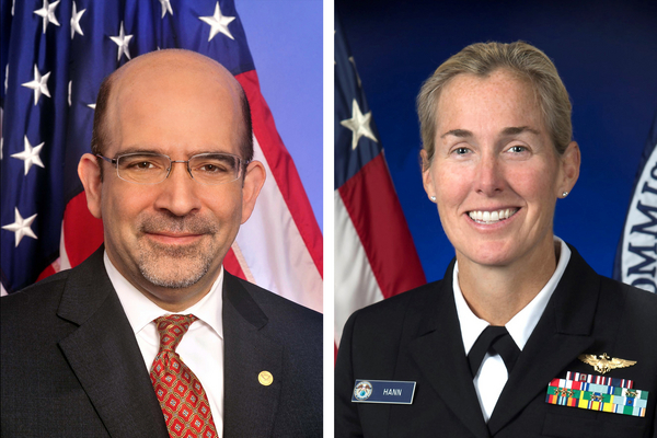 Ben Friedman and Rear Adm. Nancy Hann