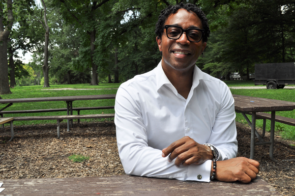 Wesley Bell sits for a photo.