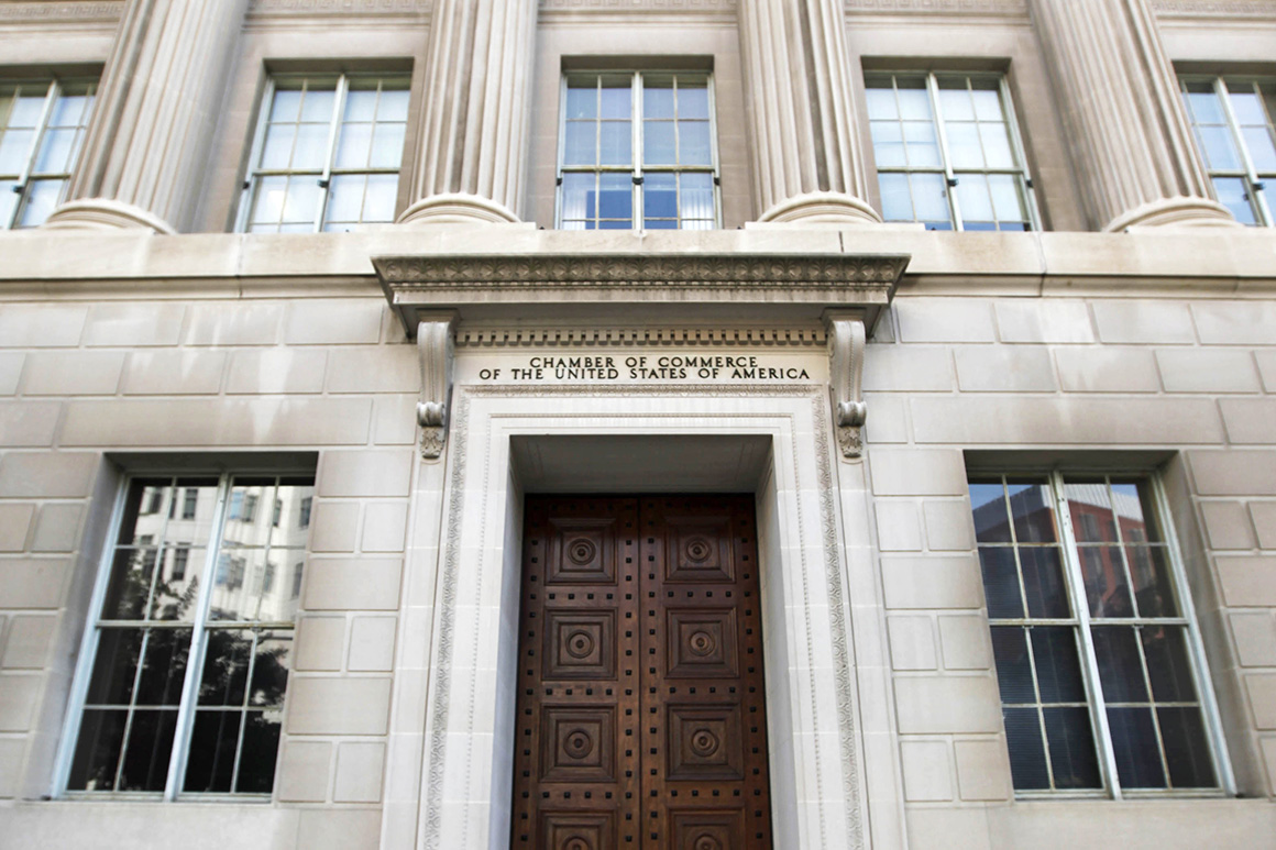 The U.S. Chamber of Commerce building in Washington.